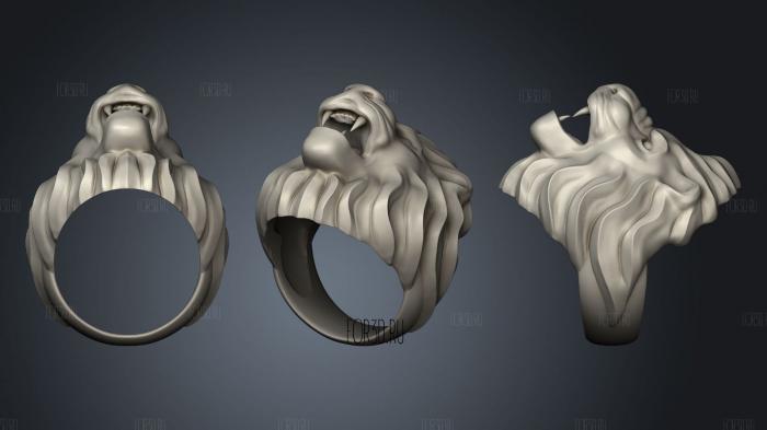The Ring of the Lion 3d stl модель для ЧПУ