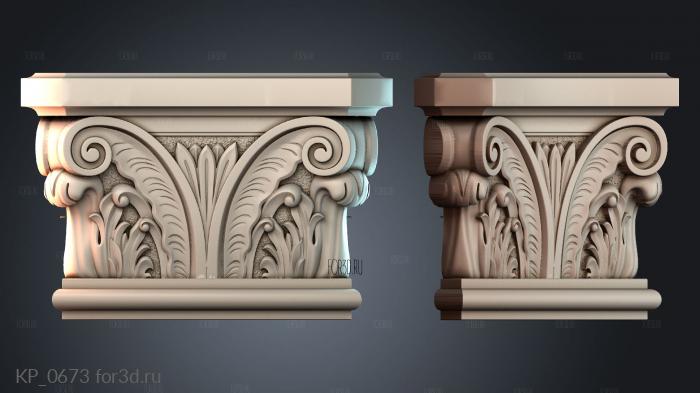 KP_0673 3d stl for CNC