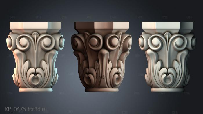 KP_0675 3d stl for CNC