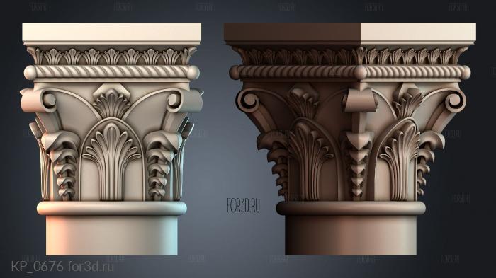 KP_0676 3d stl for CNC