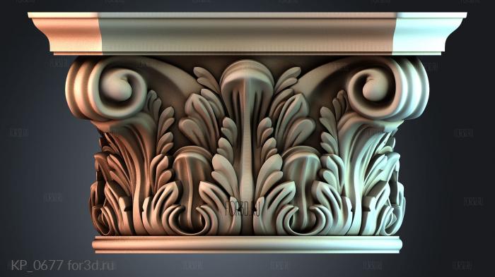 KP_0677 3d stl for CNC