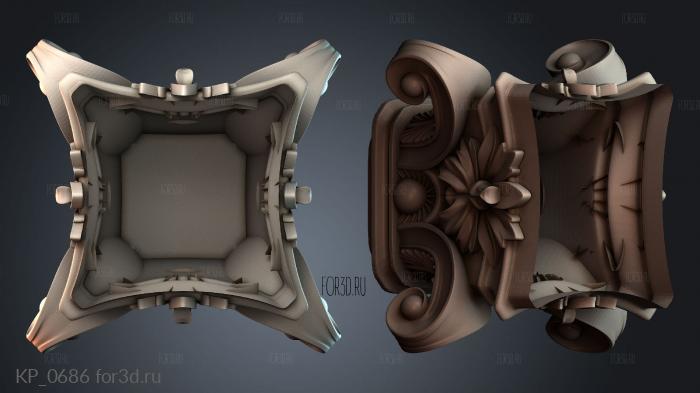 KP_0686 3d stl for CNC
