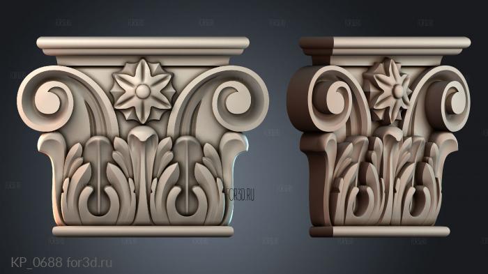 KP_0688 3d stl модель для ЧПУ