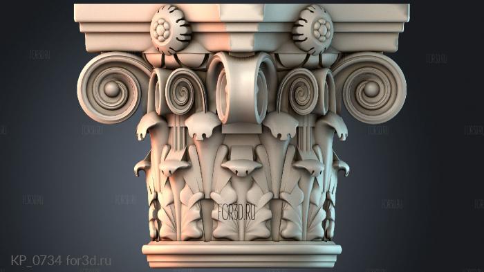 KP_0734 3d stl модель для ЧПУ