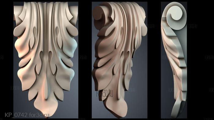 KP_0742 3d stl for CNC