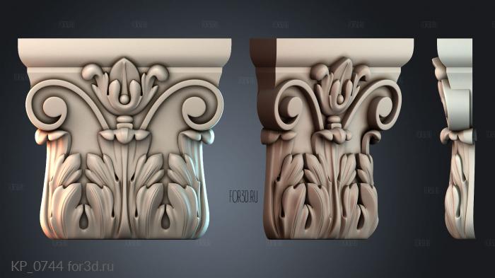 KP_0744 3d stl for CNC