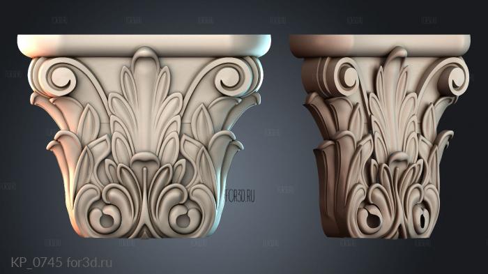 KP_0745 3d stl for CNC