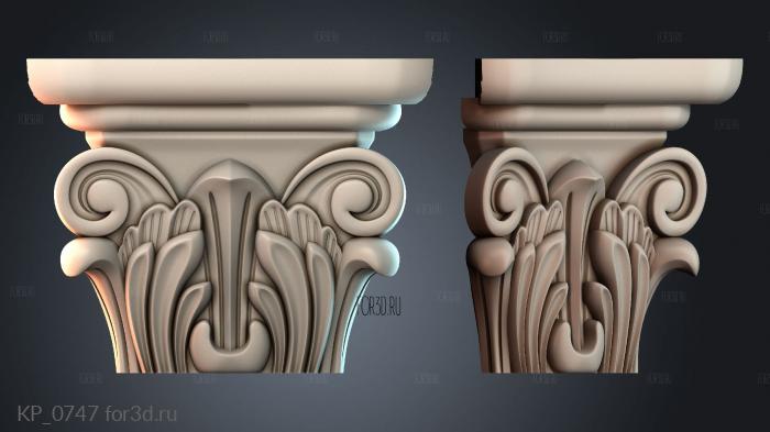 KP_0747 3d stl for CNC