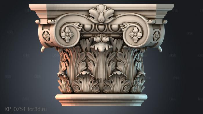 KP_0751 3d stl for CNC