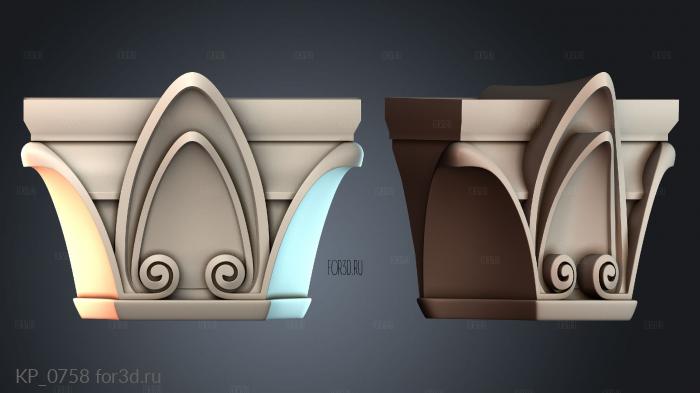 KP_0758 3d stl модель для ЧПУ