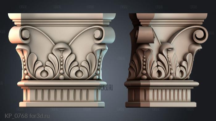 KP_0768 3d stl модель для ЧПУ