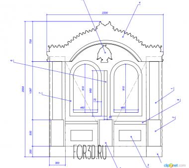 Киот Архиповка 3d stl модель для ЧПУ