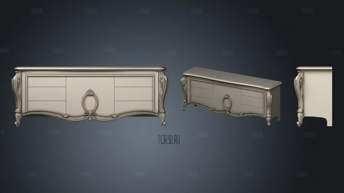 Set of carved furniture 3d stl модель для ЧПУ