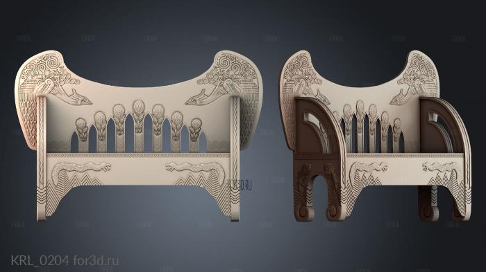 KRL_0204 3d stl for CNC