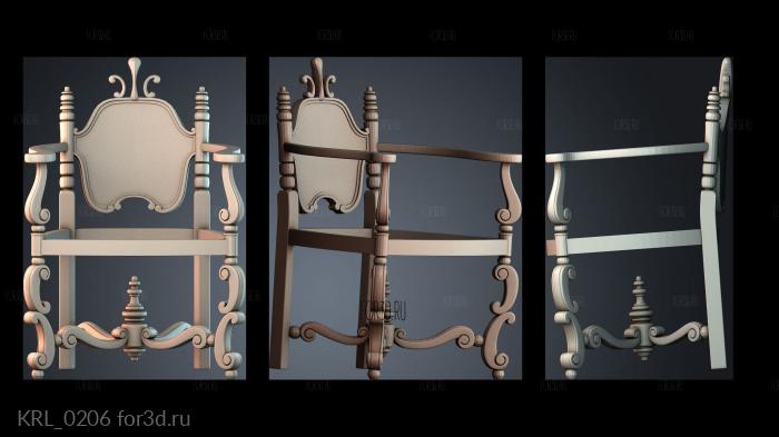 KRL_0206 3d stl модель для ЧПУ