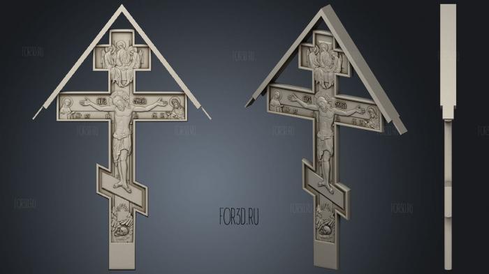 Crucifixion option 3 stl model for CNC