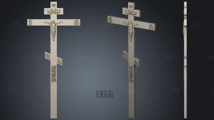 Crucifixion with angels above 3d stl модель для ЧПУ