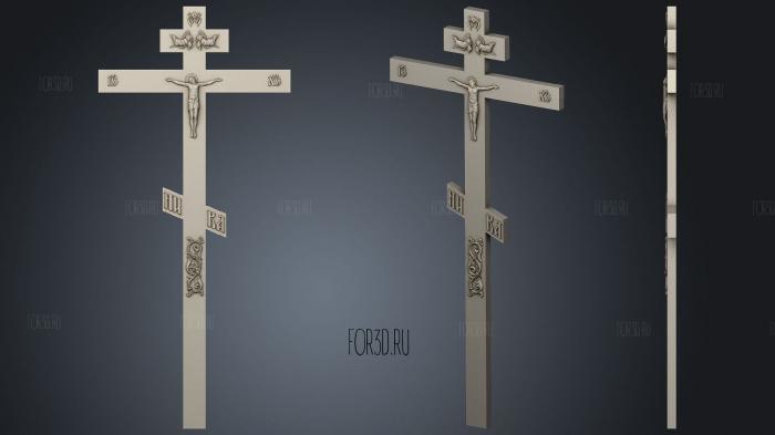Crucifixion with angels above 3d stl модель для ЧПУ