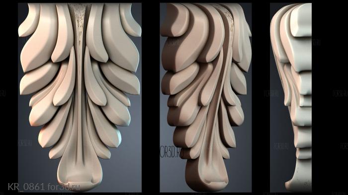 KR_0861 3d stl for CNC