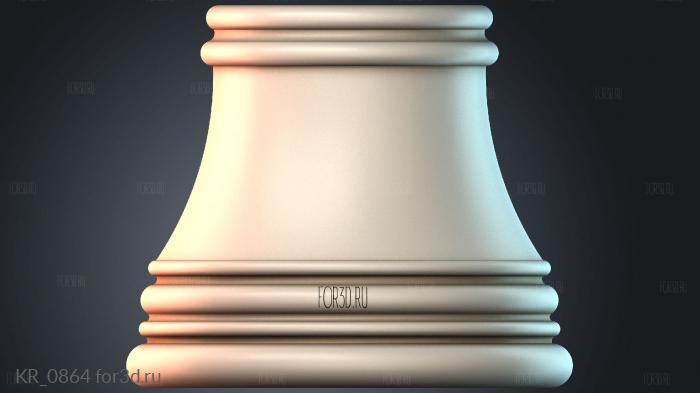 KR_0864 3d stl for CNC