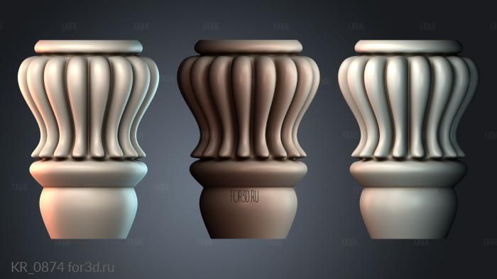 KR_0874 3d stl for CNC