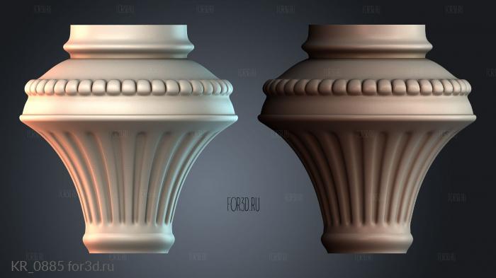 KR_0885 3d stl for CNC