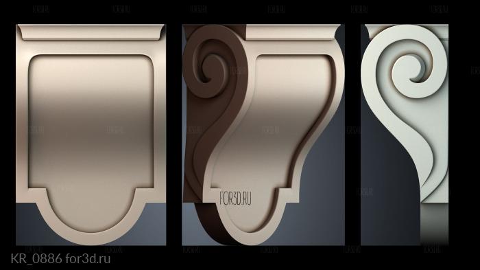 KR_0886 3d stl for CNC