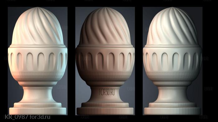 KR_0987 3d stl модель для ЧПУ