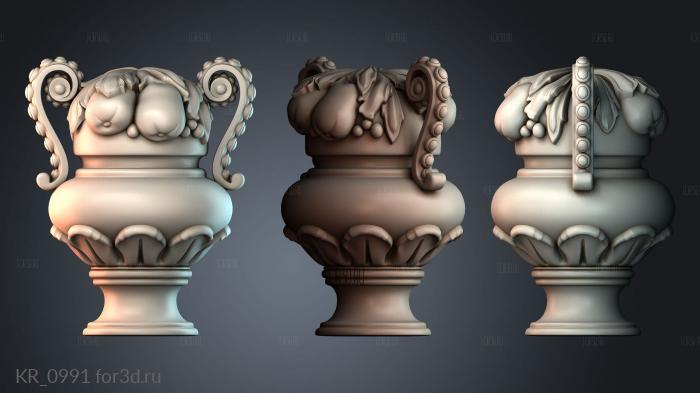 KR_0991 3d stl for CNC