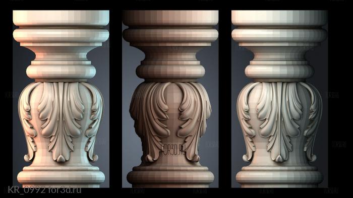 KR_0992 3d stl for CNC