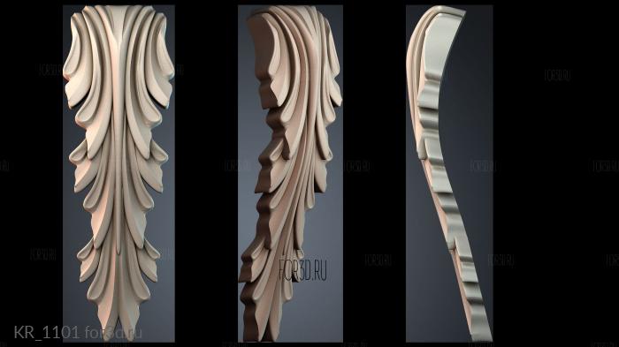 KR_1101 3d stl for CNC