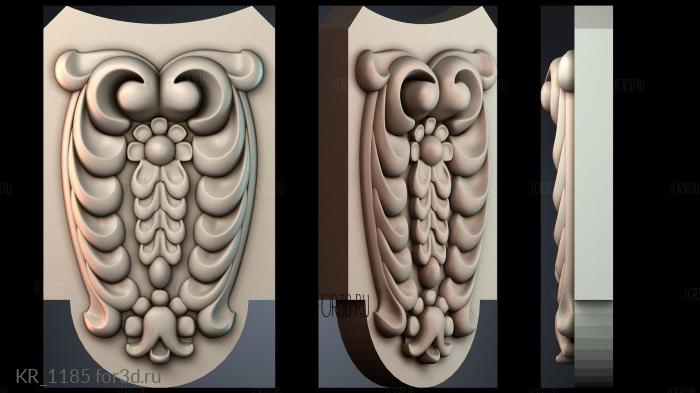 KR_1185 3d stl for CNC