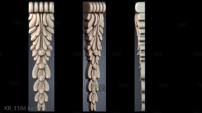 KR_1186 3d stl for CNC