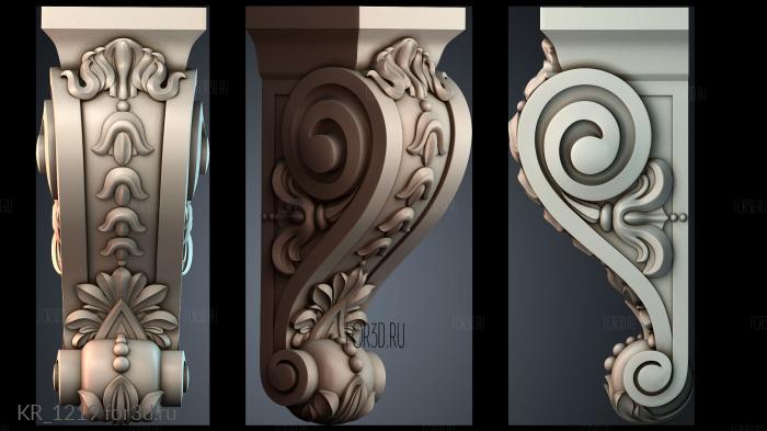 KR_1219 3d stl for CNC