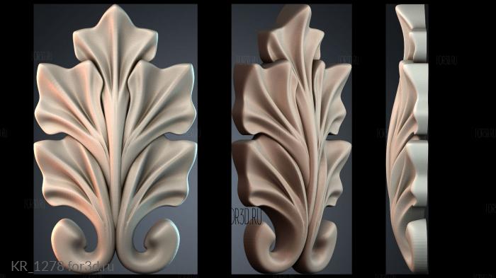 KR_1278 3d stl for CNC