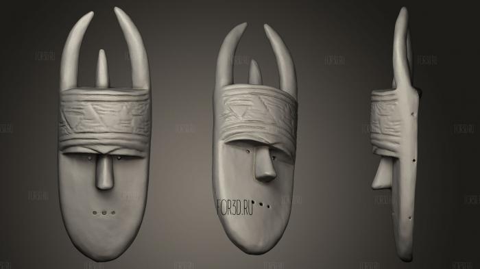African Mask Collection5 stl model for CNC