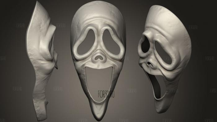 Scream Scarry Movie Ghostface Mask 1 3d stl модель для ЧПУ