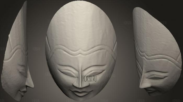 Маленькая маска от Ein Scan Proner 3d stl модель для ЧПУ