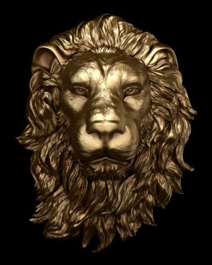 Маска Льва 3d stl модель для ЧПУ