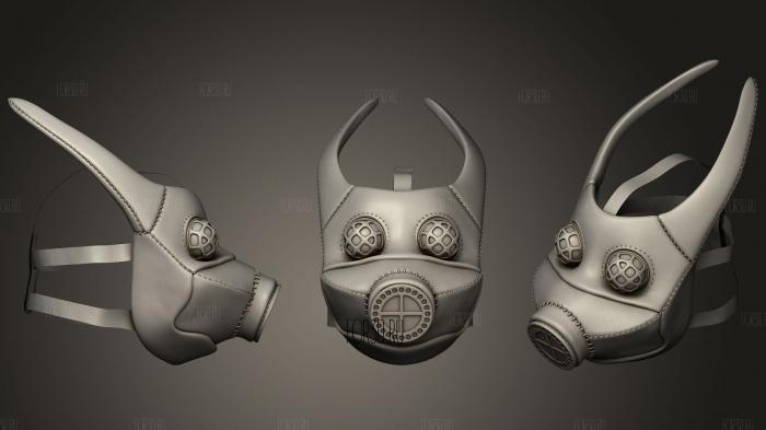 Beetle Doctor Plague Mask stl model for CNC