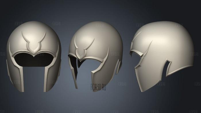 Шлем magneto days of the future past пригодный для ношения в натуральную величину 3d stl модель для ЧПУ