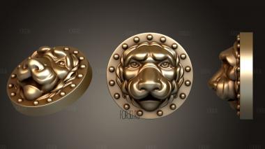 Морда льва 3d stl модель для ЧПУ