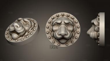 Морда льва 3d stl модель для ЧПУ