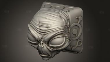 Фантастические Колпачки Для Ключей ALIEN Gurb 3d stl модель для ЧПУ