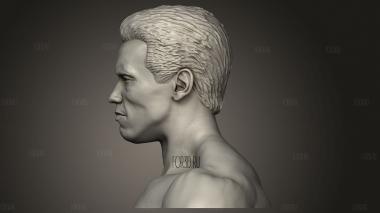 Арнольд Шварценеггер 3d stl модель для ЧПУ