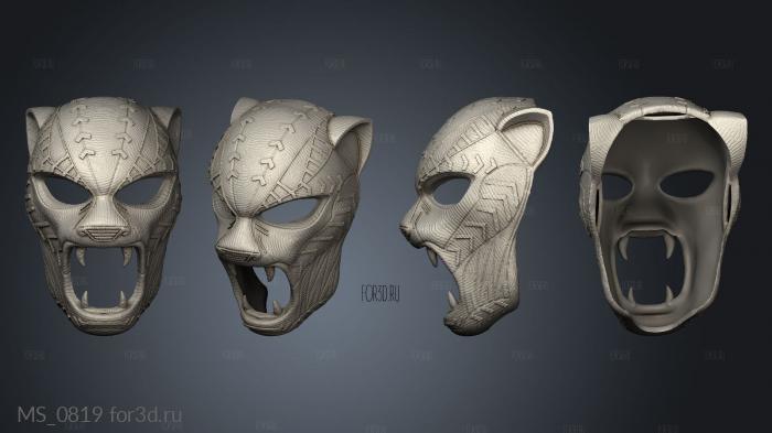 Challa Warrior Falls Mask stl model for CNC