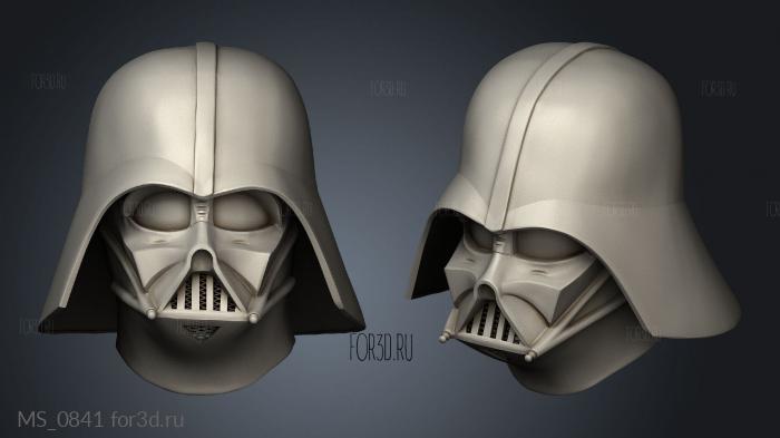 Darth Vade stl model for CNC