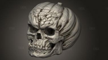Злые тыквенные черепа 3d stl модель для ЧПУ