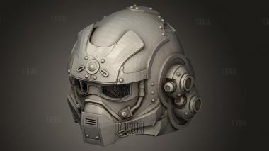 Боевой киношный шлем gears,пригодный для ношения 3d stl модель для ЧПУ