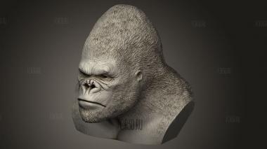 Кинг-конг 3d stl модель для ЧПУ